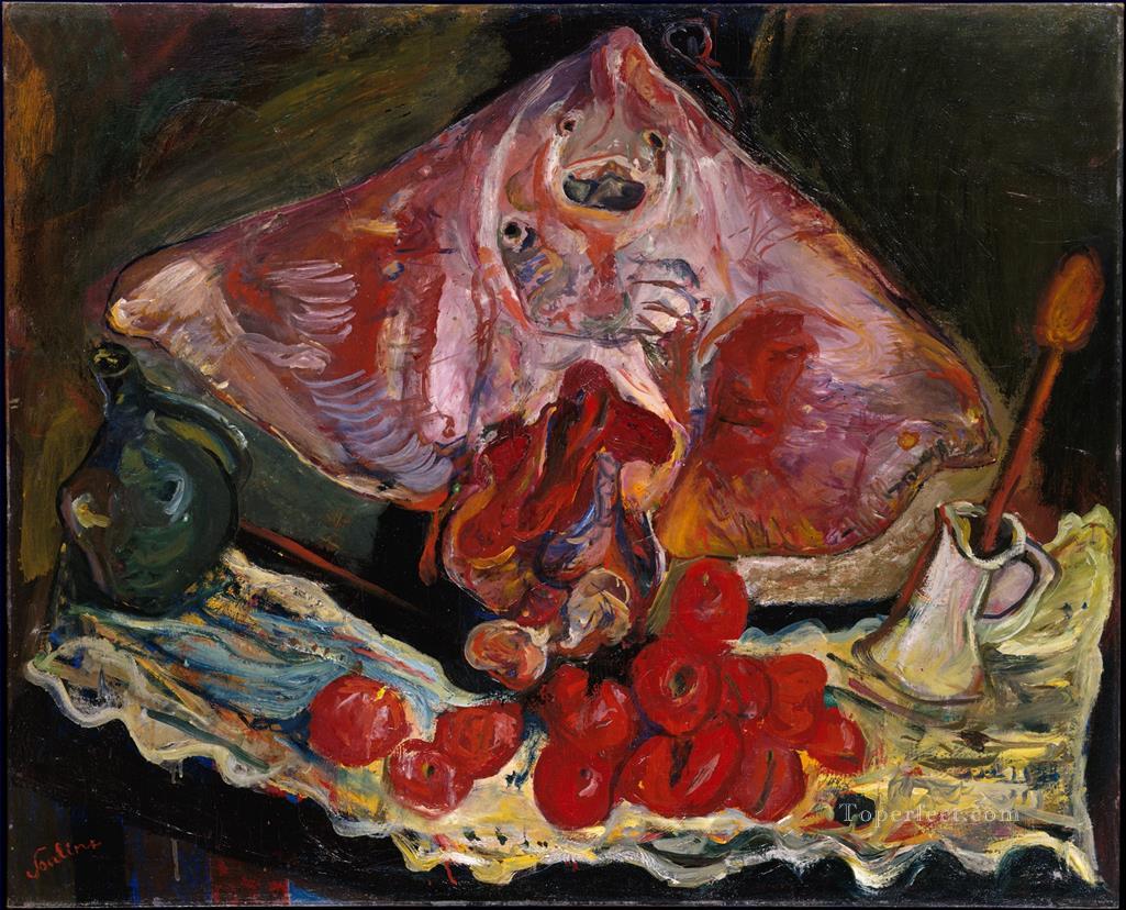 still life Chaim Soutine Expressionism Oil Paintings